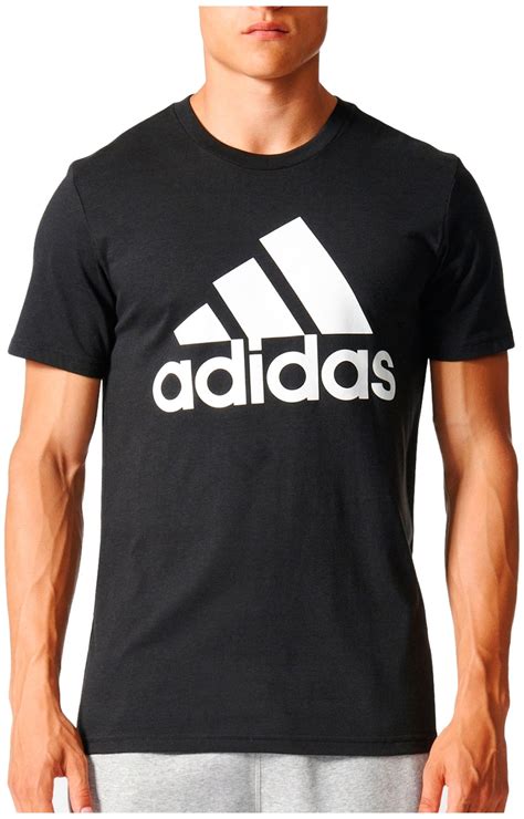 adidas block t shirt schwarz weiß herren|Men .